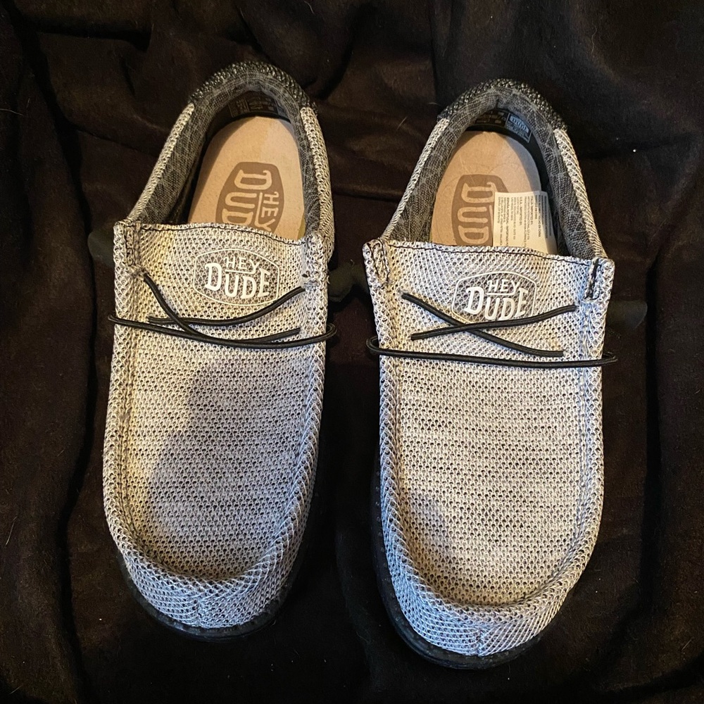 Hey Dude Men's Casual Gray Shoes